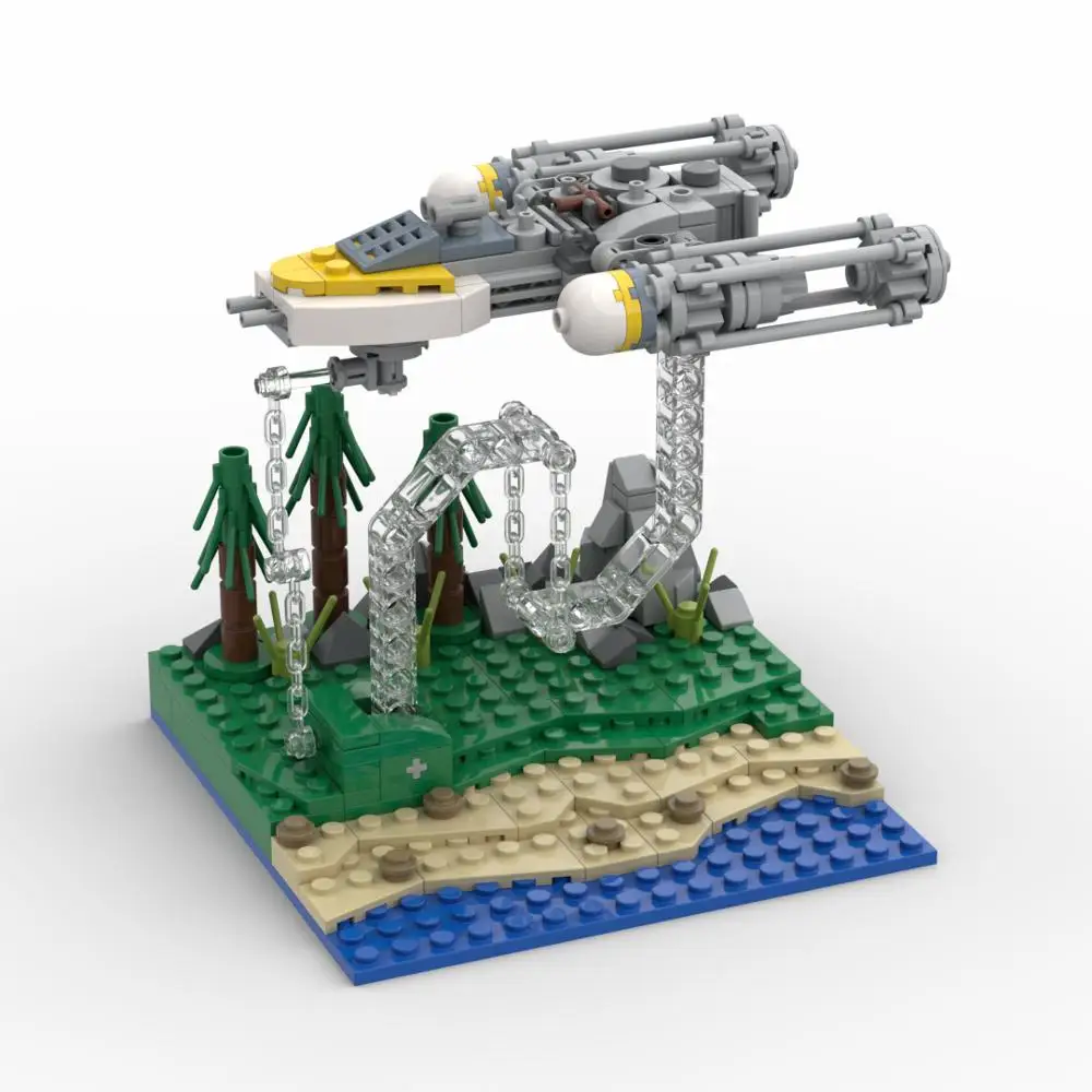 Tensegrity скульптуры звездные истребители войны MOC строительные блоки Millennium X Wing Falcon Y