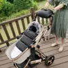 2022 Winter Baby Stroller Sleeping Bags Warm Envelope For Newborn Infant Windproof Cocoon Stroller Sleepsacks Footmuff Foot ► Photo 3/6
