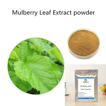 

High-quality mulberry leaf extract powder,lower cholesterol and regulate blood lipids, weight loss support,sang ye,free shipping