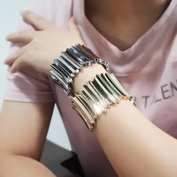 

Metal Irregular Geometric Big Bracelets Bracelet For Women Alloy Statement Cuff Bangle Bracelets Jewelry UKEN