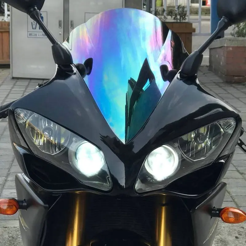 Ветер экран для 2007 2008 Yamaha YZF-R1 YZF R1 1000 ветер экран дефлекторы лобовое стекло дым черный Иридиум - Цвет: Iridium B