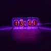 In12 glow clock DIY former Soviet Union electron tube clock gift colorful lamp desktop clock 3