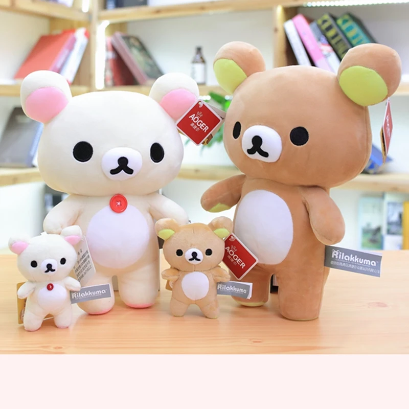 Новинка 2019 Rilakkuma плюшевые игрушки японское аниме медведь мягкие милые куклы