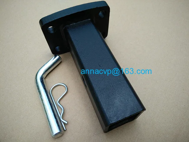 trailer pintle hook receiver hitch adapter plate mount (7)