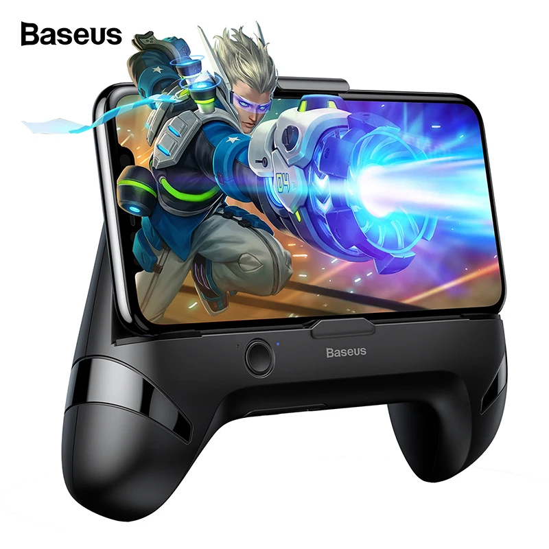 Skup Baseus telefon komórkowy chłodnicy dla iPhone Xs Max Xr X Samsung S10 S9 Huawei P30 P20 Pro Gamepad uchwyt stojak chłodzenia sterownik