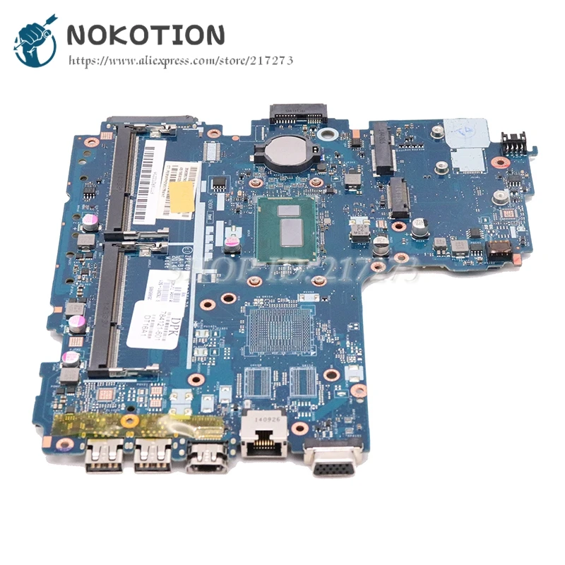 NOKOTION ноутбук mothebroard для hp Probook 450 G2 SR1EK i3-4005U процессор ZPL40 ZPL50 ZPL70 LA-B181P 782951-601 782951-501 782951-001 аккумулятор большой емкости