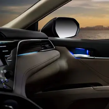 

Car LED Atmosphere Lamp Interior Light Bar for Camry 2018 Four Doors Center Console Decorative Accessories Dropship