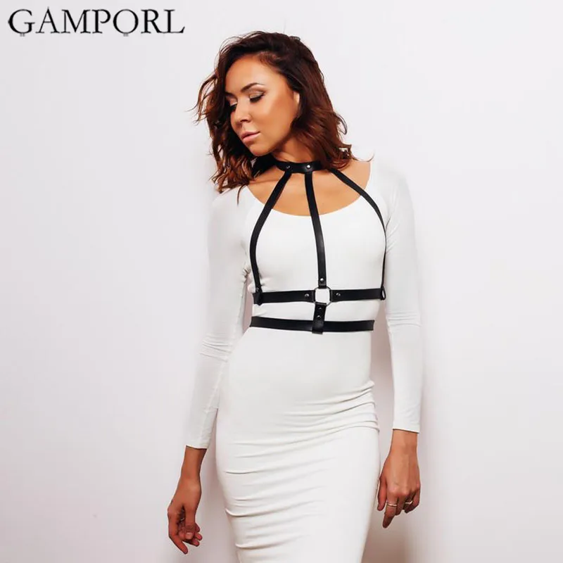 

GAMPORL Erotic Accessories Belts Bust Bondage Femdome Leather Garter Suspenders Straps For Women Harajuku Lingerie Harness