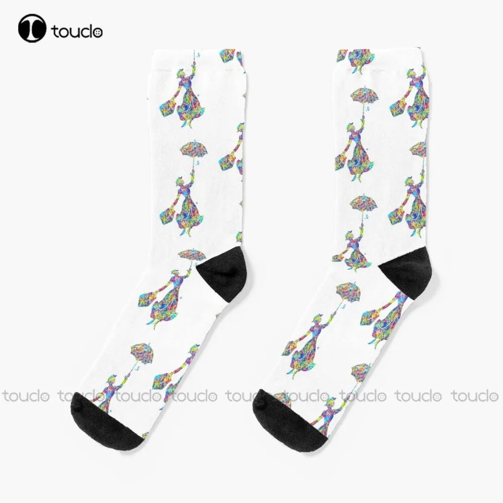 

Mary_Poppins - The Magical Nanny Socks Mens Funny Socks Thanksgiving Christmas New Year Gift Unisex Adult Teen Youth Socks Gift