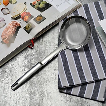 

Stainless Steel Mesh Skimmer Vegetable Residue Oil Mesh Colander Strainer Soup Pot Small Colander Kitchen Tools