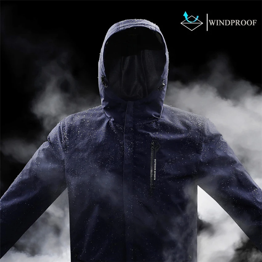 

Mountainskin Men's Hiking Jackets Autumn Waterproof Outdoor Sports Climbing Camping Fishing Trekking Male Breathable Coats VA625