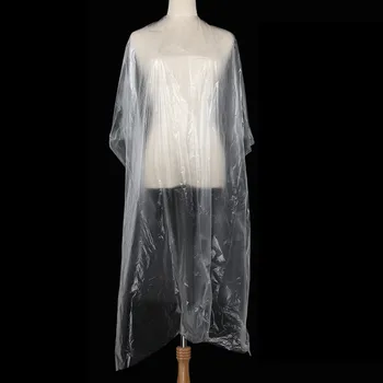 

50PCS Disposable Hair Salon Capes Transparent Waterproof Shampoo Cape Barber Tools Washing Pads barber accessories peluqueria