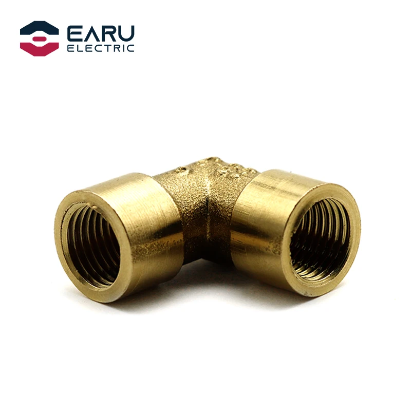 1/8" 1/4" 3/8" 1/2" 3/4" 1" Female x Male Thread 90 Deg Brass Elbow Pipe Fitting Connector Coupler For Water Fuel Copper adapter pipe fitting water pipe fitting hose pipe fitting