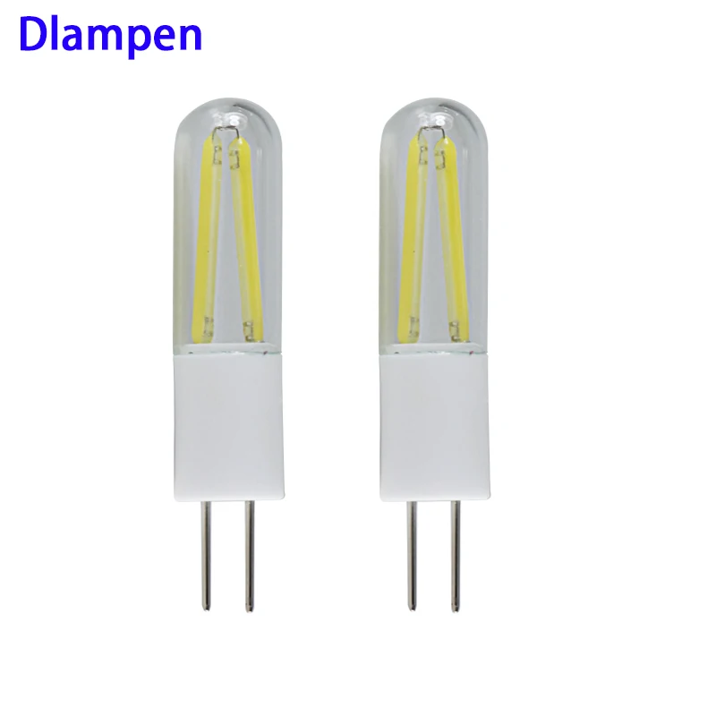 Мини-светодиодная лампа G4 накаливания прожектор супер стеклянная оболочка Ac Dc 12V cob энергосберегающая лампа замена галогеновым лампам 12 вольт