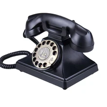 Corded Schwarz Antiken Telefon Retro Hause Telefone Alte Mode Festnetz Telefon Vintage Telefon für Home Office Decor