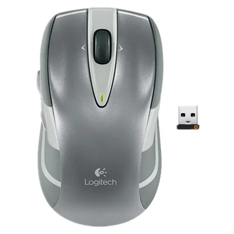 Серебристый Беспроводная лазерная мышь lotech M545/M546 2,4 ГГц эргономичная оптическая игровая мышь 1000 dpi многофункциональная мышь для ноутбука Настольный ПК Newst - Цвет: Серебристый