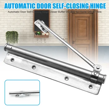 

Automatic Door Self-Closing Hinge Closer Buffer Durable for Home Office Store MJJ88