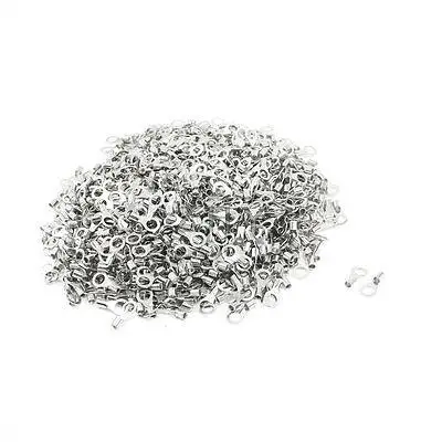 

1000 Pcs RNB2-5 Ring Tongue Type Non Insulated Terminals for AWG 16-14