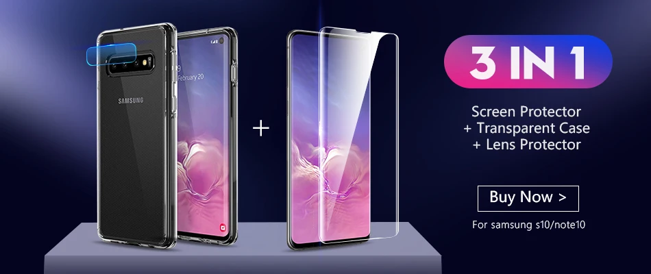 CHYI изогнутая Защитная пленка для экрана samsung s10 plus матовая Гидрогелевая пленка для galaxy note 10 5G s8 s9 plus защита экрана не темп