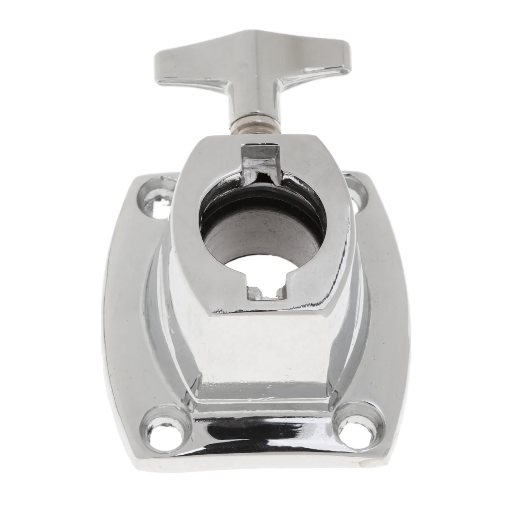 Drum Kit Holder Base Plate Tom Cymbal Holder Clamp Musical Instrument Parts  6.5x6x4.5cm