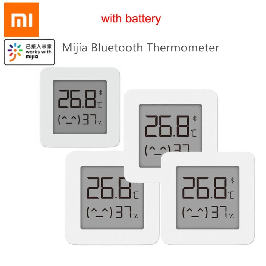 Xiaomi Smart Digital Thermometer 2 Mijia Bluetooth Temperature Humidity ...