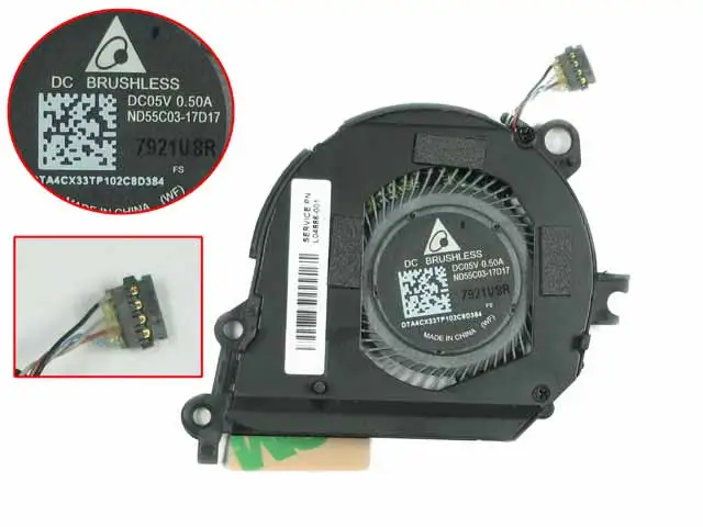 Delta Electronics ND55C03 17D17 DC 5V 0.5A 4-проводной сервер ноутбук вентилятор
