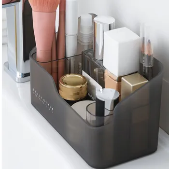 

Translucent Skin Care Products Storage Box Multi-functional Remote Control Cosmetics Jewelry Storage Box Make Up Cosmetics Box