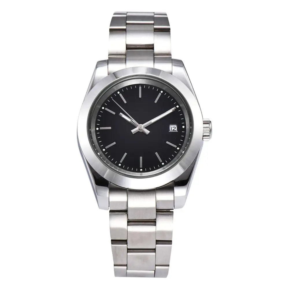 

watch men automatic mechanical watch date Luminous waterproof 316L Solid stainless steel 40MM LLS87