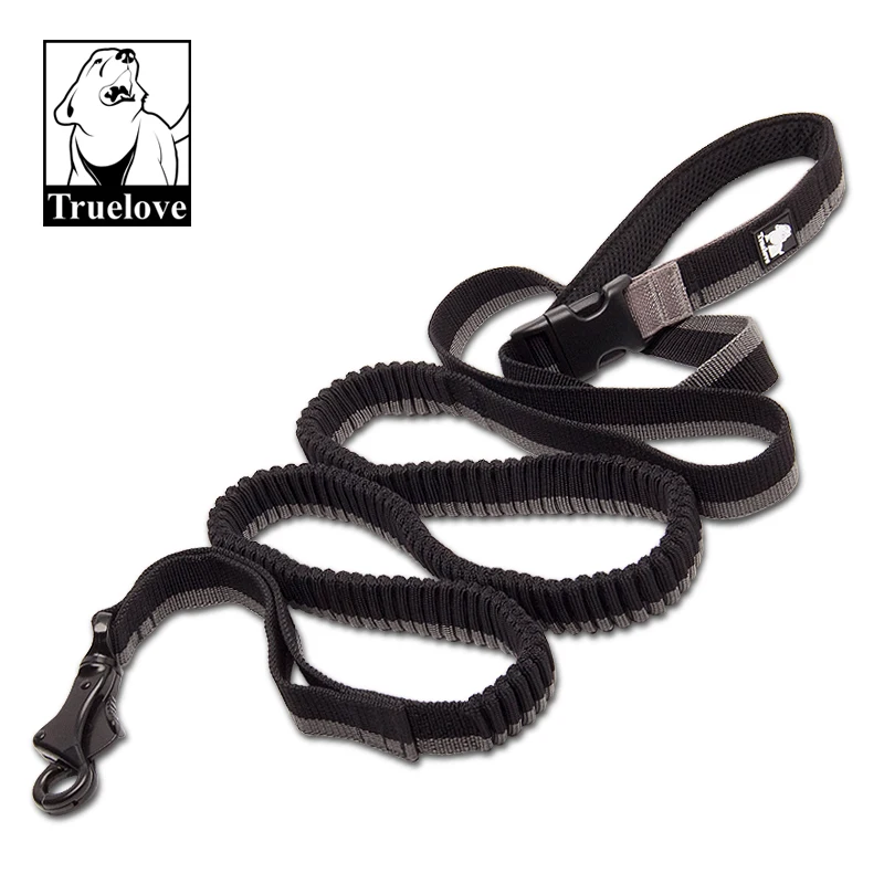 

TRUE LOVE Outdoor Walking or Training Long Leash Adjustable Nylon Elastic Retractable Dog Leads for Running Jogging Walking