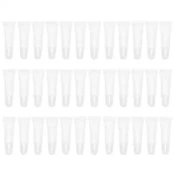 

60pcs Practical Durable Portable Convenient Refillable Tubes Lip Pomade Tubes Lip Balm Tube for Outside Outdoor Daily Use