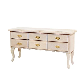 

1/12 Mini Dollhouse Furniture Desk Miniature Toy for Doll House Decoration