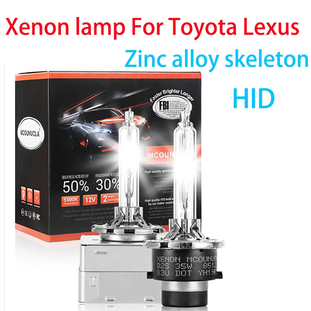 2PCS HID Xenon Bulb D1S D2R D2S D4R D4S For Toyota Lexus Car Headlights  4300K 5000k 6000K