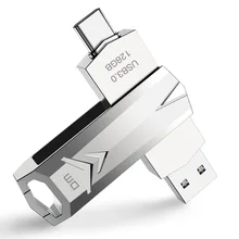 Aliexpress - USB C Type C USB3.0 flash drive PD098 32G 64G 128G for Andriods SmartPhone Memory MINI Usb Stick