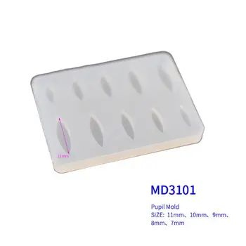 

All Sizes Ball-Jointed Doll Eye Resin Mold Eyeballs Half Round Doll Eyes Mold N58F