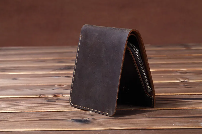 Genodern couro genuíno masculino bolsa com bolso