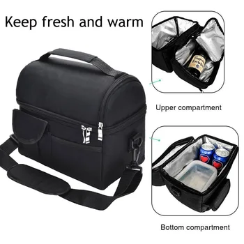 

8L Lunch Fresh Bag Reusable Insulated Thermal Bag Women Men Multifunctional Cooler Warm Keeping Lunch Box Leakproof Waterproof