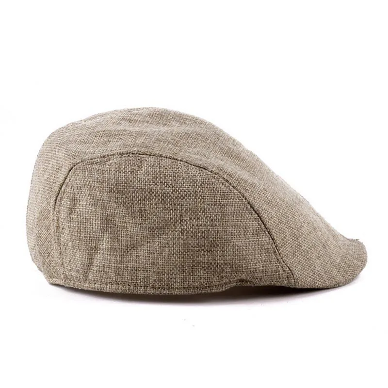 Новинка Весна Лето Мужская кепка хлопок лен берет Повседневная Кепка Casquette Кепка s FIF66