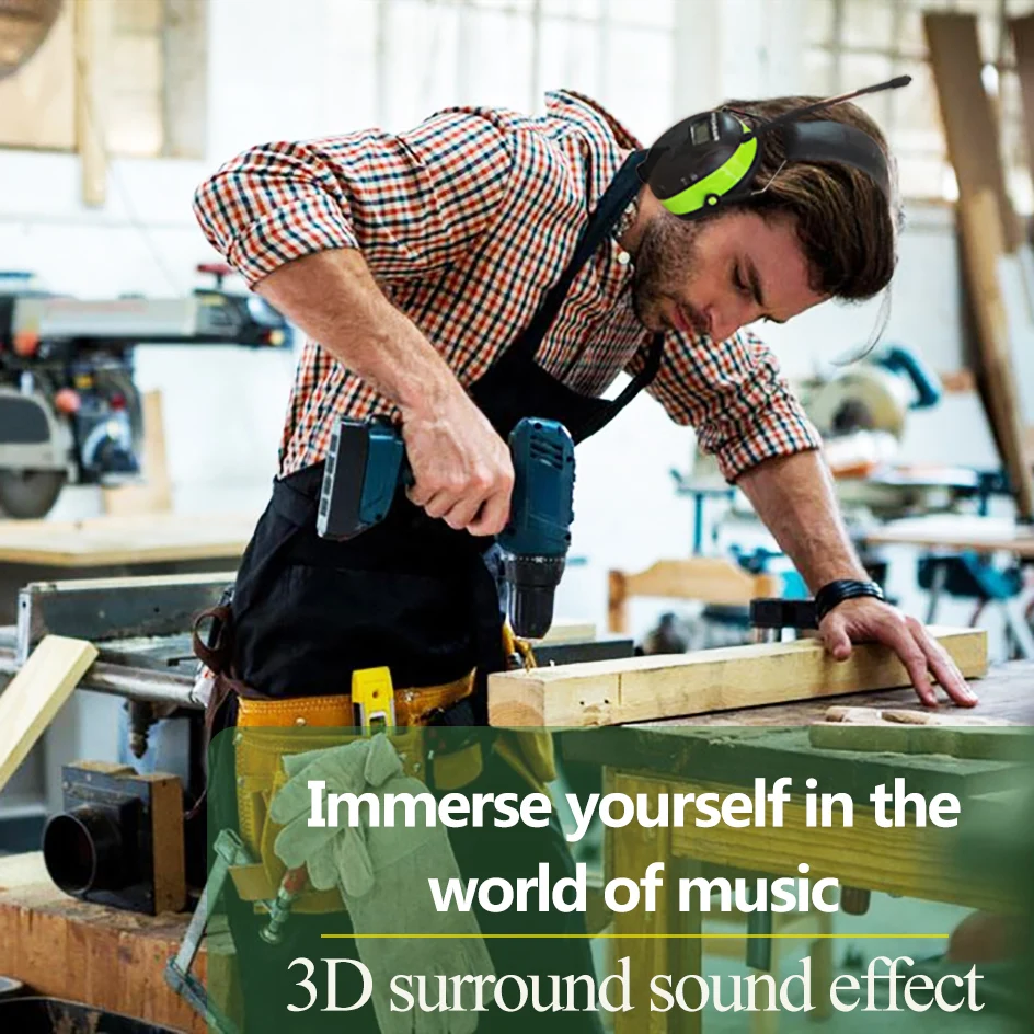 ZOHAN Electronic Shooting Ear Muffs NRR22DB Bluetooth & Radio AM/FM Professional Noise Cancelling Hunting With Waist Hook - Famidy.com