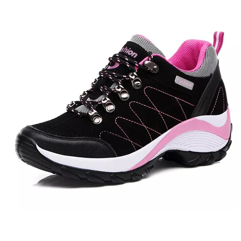 Najtaniej 2019 nowych kobiet buty górskie trampki trekkingowe wodoodporne ciepłe buty wspinaczkowe guma sportowa damskie buty outdoorowe