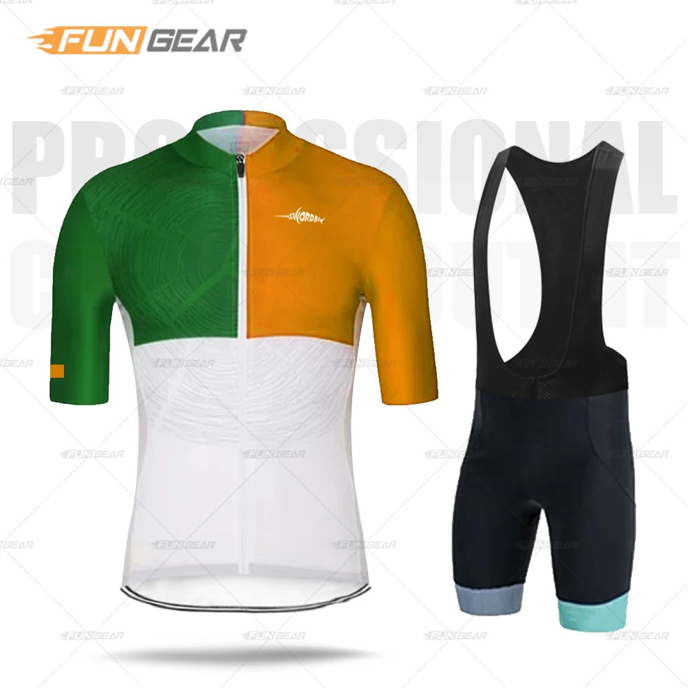 Cycling Clothing Men's Bicycle Jersey Set Summer Cycle Bib Short Ropa Ciclismo Maillot Roupa MTB Road Biking Wear Quick Dry