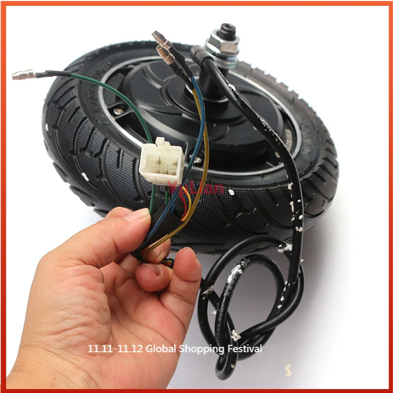 24V 36V 48V 350W Electric Scooter motor Hub Wheel MOTOR Brushless Toothless Scooter Motor for