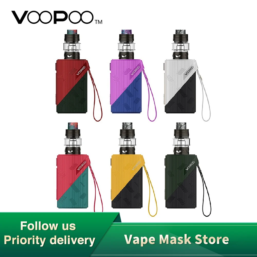 Новый оригинальный комплект VOOPOO FIND 120 Вт TC с емкостью 2 мл/5 мл UFORCE T2 и батареей 4400
