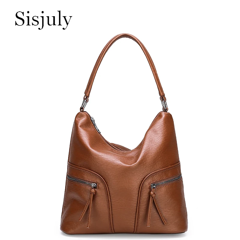 cheap New Luxury Women Handbag Large Capacity Casual Tote Bag Soft PU Leather Ladies Shoulder Crossbody Bags For Women 2019 Sac a main