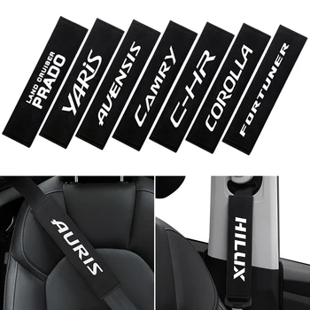 

For Toyota avensis auris hilux yaris Corolla Camry fortuner RAV4 prius Car Styling Auto Seat Belt Cover Case Car Accessories