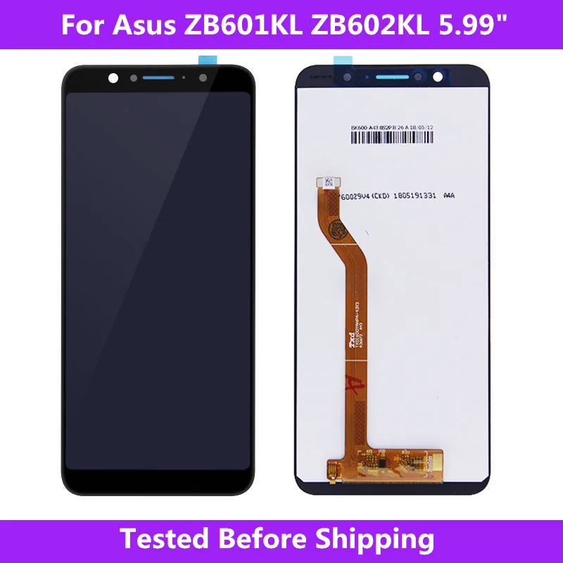 

For Asus Original ZB601KL ZB602KL LCD Display Touch screen digitizer Assembly For 5.99" ASUS ZenFone Max Pro M1 ZB601KL ZB602KL