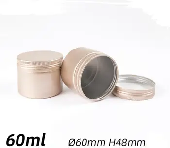

60*48mm/60ml Aluminum Jar Tea Tin Box Small Cylinder Sealed Cans Coffee Tea Tin Container Storage Box SN2830