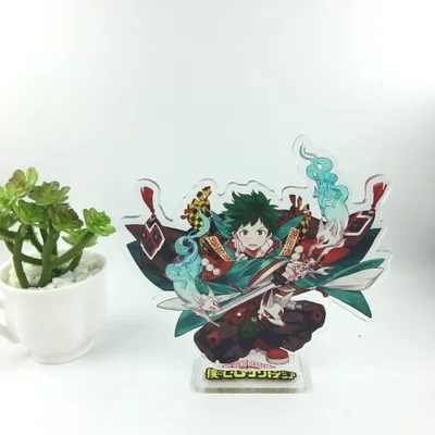 Аниме My Hero Academy брелок Midoriya Izuku Ochaco Uraraka Bakugou Katsuki Todoroki Shoto Милый Забавный акриловый брелок для ключей - Цвет: 6