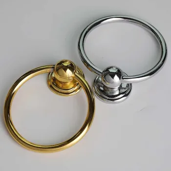 

diametrer 72mm tv cabinet bathroom cabinet kitchen cabinet handle silver gold drop ring wooden door sofa chair back pull Modern