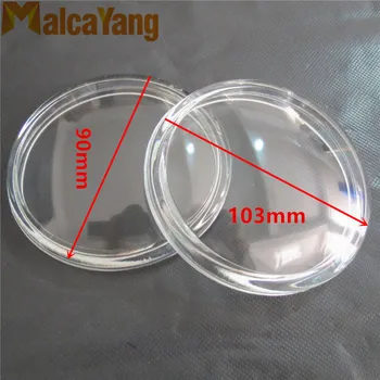 

90MM*103 MM For Renault MASTER 3 VEL SATIS THALIA SYMBOL KOLEOS 1998-2015 FOG LAMPS LIGHTS Tempered glass 2 PCS