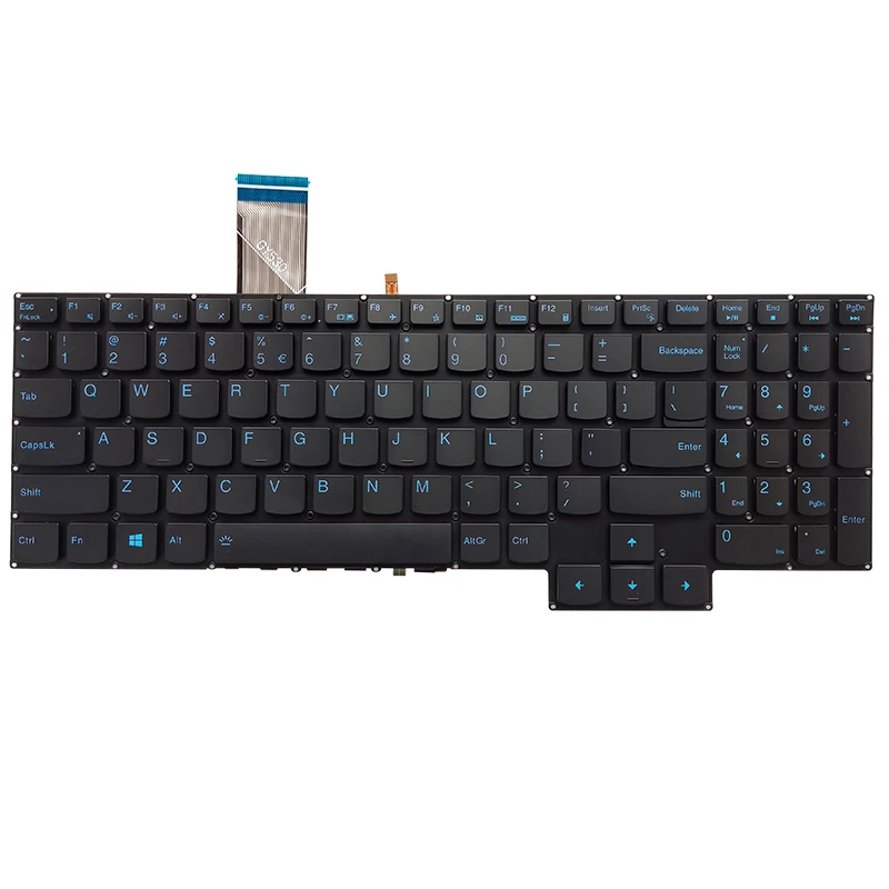 Eua ru uk Teclado para Notebook para Lenovo Ideapad Gaming 315imh05 15arh05 15ach Gy530 Gy550 Gy570 Y7000 2023 Retroiluminado Novo - Imagem 4